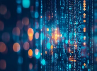 Aufkleber - Abstract technology background of a software developer and computer scripts