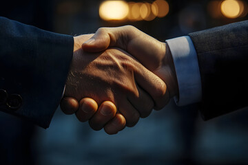 Wall Mural - a professional handshake