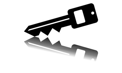 Poster - key vector on white background