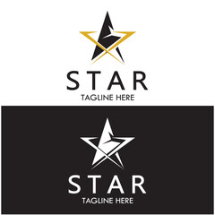 Wall Mural - star logo template vector icon illustration design-vector