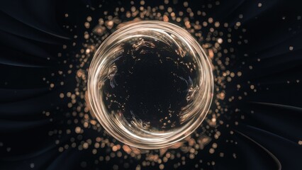 Poster - Abstract bokeh background for design purposes Digital illustration and rendering