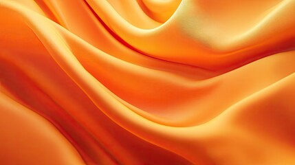 Poster - Subtle 3D orange background with smooth transitions and gentle gradients, suitable for refined and elegant visuals.