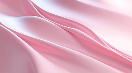 Poster - Subtle 3D pink background with smooth surfaces and soft transitions, ideal for refined and understated visuals.