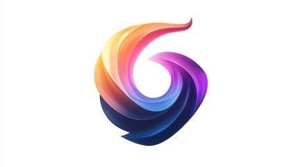 Aufkleber - Design an eye-catching color-changing logo against a white background,
