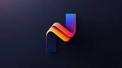 Poster - Develop an eye-catching color-changing logo on a black backdrop. Emphasize dynamic transitions and sleek design elements for a polished and stylish effect