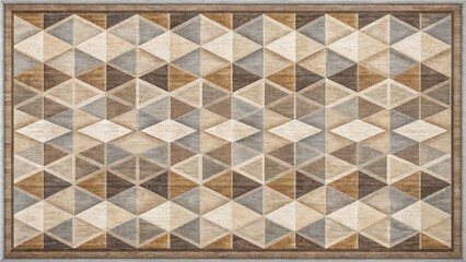 Modern geometric patterned carpet in neutral colors for home decor, carpet, modern, patterned, geometric