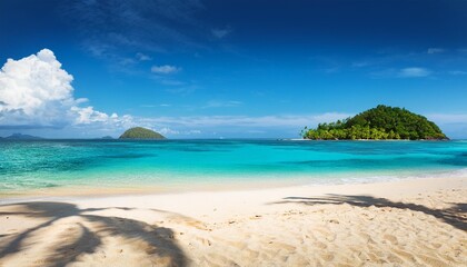 Canvas Print - beach with sky