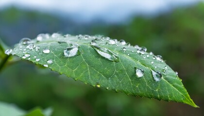 Canvas Print - dew on grass