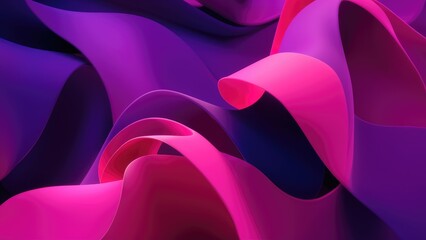 Poster - Vibrant abstract background showcasing a smooth gradient of purple and pink tones Ideal for contemporary designs presentations and digital applications