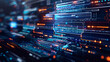 © our_future - Digital Blockchain Network Visualization