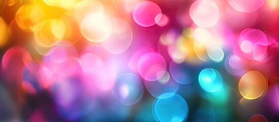 Leinwandbilder - Colorful blurry background Out of focus abstract background suitable for wallpaper or copyspace