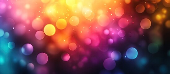 Leinwandbilder - Colorful blurry background Out of focus abstract background suitable for wallpaper or copyspace