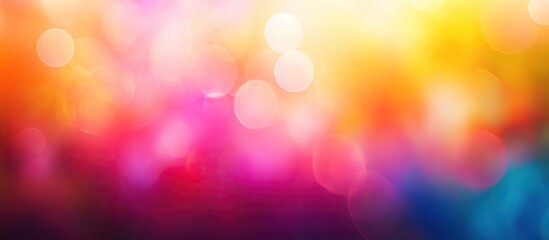 Leinwandbilder - Vibrant Colorful Abstract Blurry Background. with copy space image. Place for adding text or design