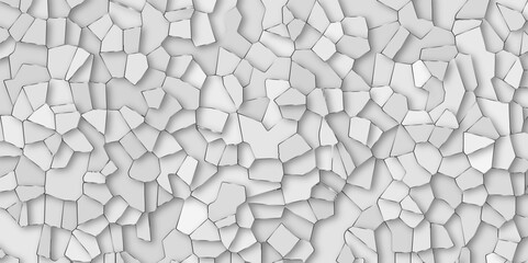 Poster - abstract white, gray broken stained-glass background with colorful line. geometric seamless pattern 