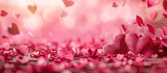 Poster - Valentine s Day backdrop. with copy space image. Place for adding text or design
