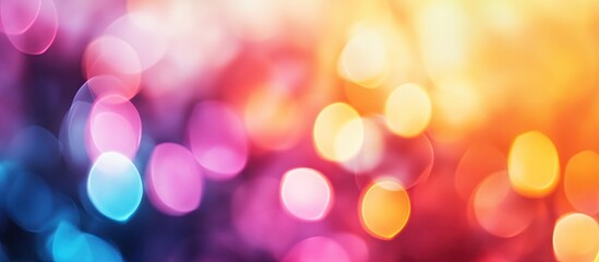 Leinwandbilder - Colorful blurry background Out of focus abstract background suitable for wallpaper or copyspace