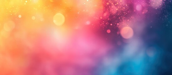 Leinwandbilder - Vibrant Colorful Abstract Blurry Background. with copy space image. Place for adding text or design