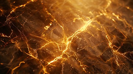 Close-up of copper-toned marble with intricate veins, illuminated by soft diffused lighting to highlight its warm and sophisticated patterns. --ar 16:9 --v 6.0 --s 250 --style raw