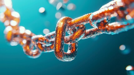 Poster - Blockchain Revolution, a transformative decentralized ledger system reshaping industries and transactions, enhancing transparency, security, and efficiency in various sectors.