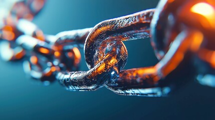 Poster - Blockchain Revolution, a decentralized ledger system reshaping industries and transactions, enabling transparency, security, and efficiency across various sectors.