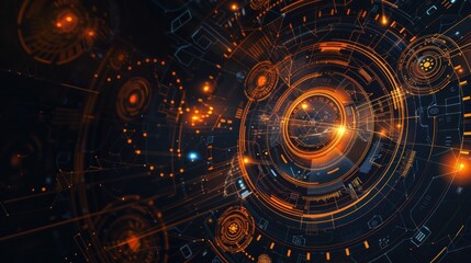 Abstract Futuristic Technology