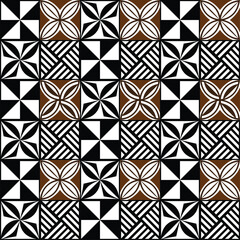 polynesian tattoo tribal pattern background design. samoan pattern decoration wallpaper.