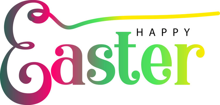 Happy Easter background, card, poster. Vector, Happy Easter , gradient Happy Easter 