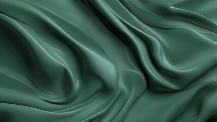 Wall Mural - abstract background of green waves, high quality wallpaper backdrop, can be used to present your product 