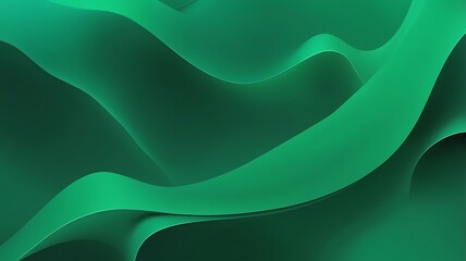 Wall Mural - abstract background of green waves, high quality wallpaper backdrop, can be used to present your product 