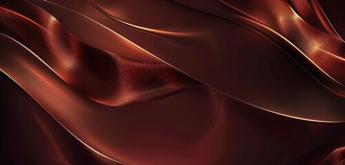 Poster - Abstract Background, deep burgundy with rich copper highlights, providing a warm and glamorous feel.