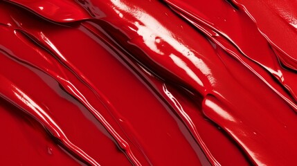 Wall Mural - Red foil texture with a glossy