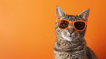 Cool Cat with Sunglasses