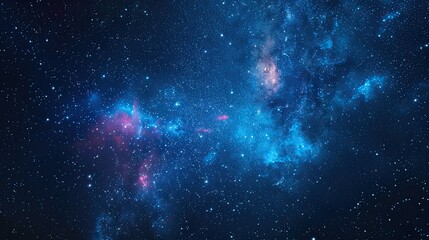 Wall Mural - stary night cosmos. universe science astronomy. colorful space galaxy cloud nebula. illustration for
