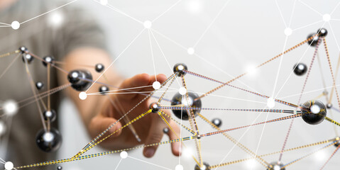 Poster - 2d rendering Cloud computing, Cloud Computing Concept