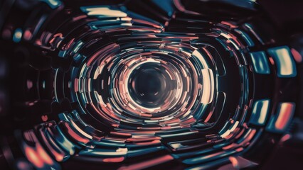 Poster - Abstract bokeh background for design purposes Digital illustration and rendering