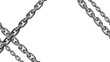 © Nardo leo - 3d metal chain rendre with transparent background saved as PNG .