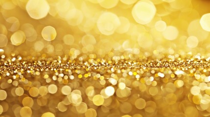 Poster - Golden Sparkle Abstract