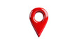 © Barbara Taylor - red pin location icons, map address location markers, pointer symbol locator icon, gps point symbol, marker pin navigation, isolated on transparent background, png