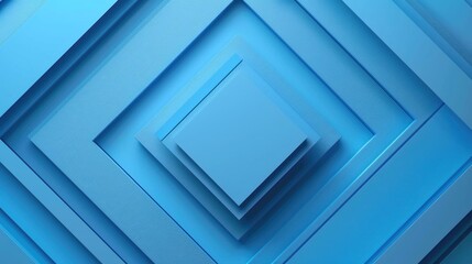 Blue Square Shapes Abstract Elegant background with glowing lines. Modern royal blue background