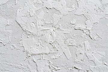 Poster - Close-up shot of a white painted wall with slight texture and imperfections