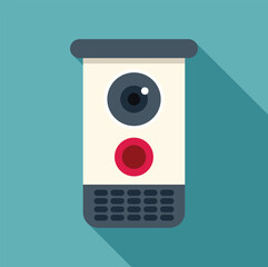 Poster - Modern security camera providing surveillance and ensuring safety