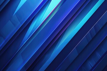 Poster - A close-up view of a bright blue abstract background with no distinct features