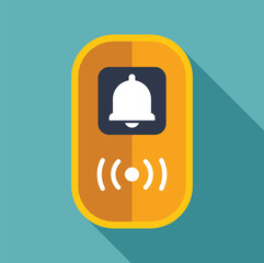 Poster - Mobile phone is ringing, showing an incoming call with a bell icon and radio waves