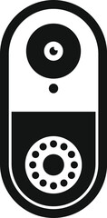 Poster - Modern smart doorbell is providing security and peace of mind