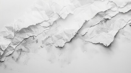 Poster - A piece of old paper in black and white