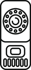 Poster - Modern intercom system, featuring a built in security camera, enhances communication and security