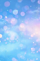 Poster - A colorful background featuring a mix of blue and pink bubbles