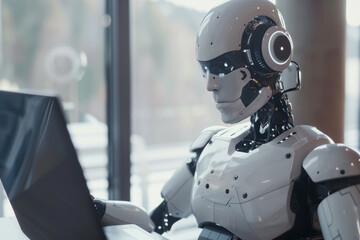 Poster - Exploring the Future of Technology as a Robot Assists Humans With Creative Tasks in a Modern Workspace