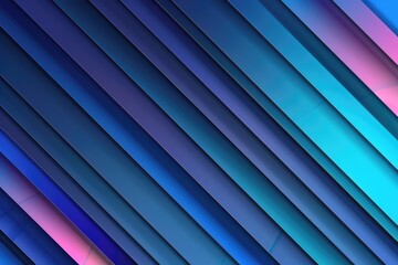 Poster - Geometric patterns on a blue and pink wallpaper, suitable for backgrounds or decorative elements