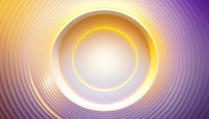 Aufkleber - Abstract circular pattern with gradient colors in a modern design
